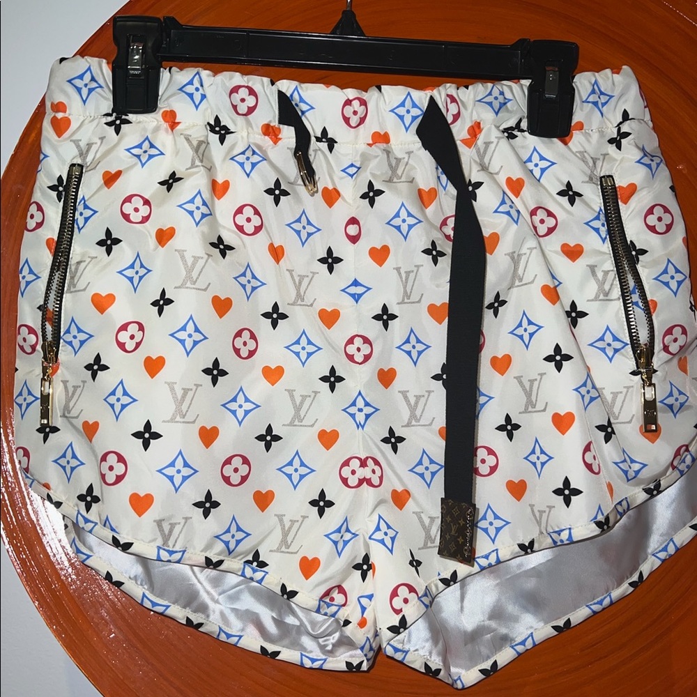 Louis Vuitton Women Game On Drawstring Jogging Shorts Monogram Canvas